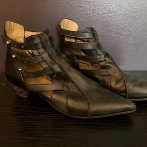 Fluevog Heeled Sandals with a Pointed Toe